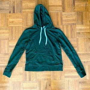 Green hoodie
